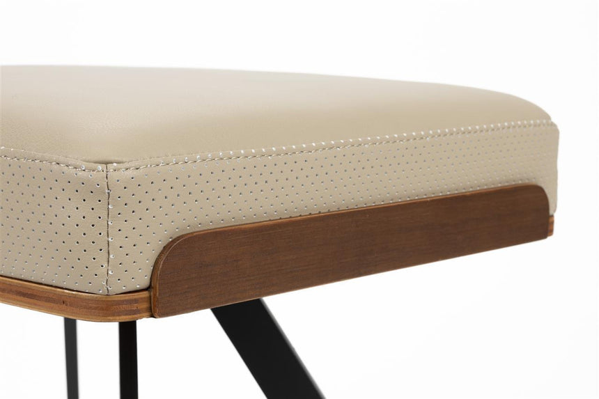 Frie textile leather footrest