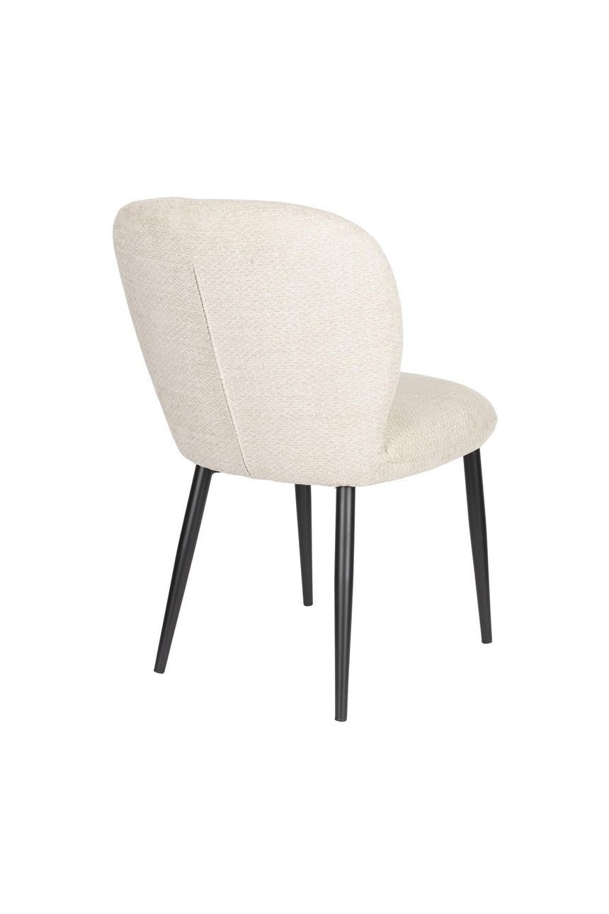 Alaz szék – Texturált kárpitozás, fekete lábakkal