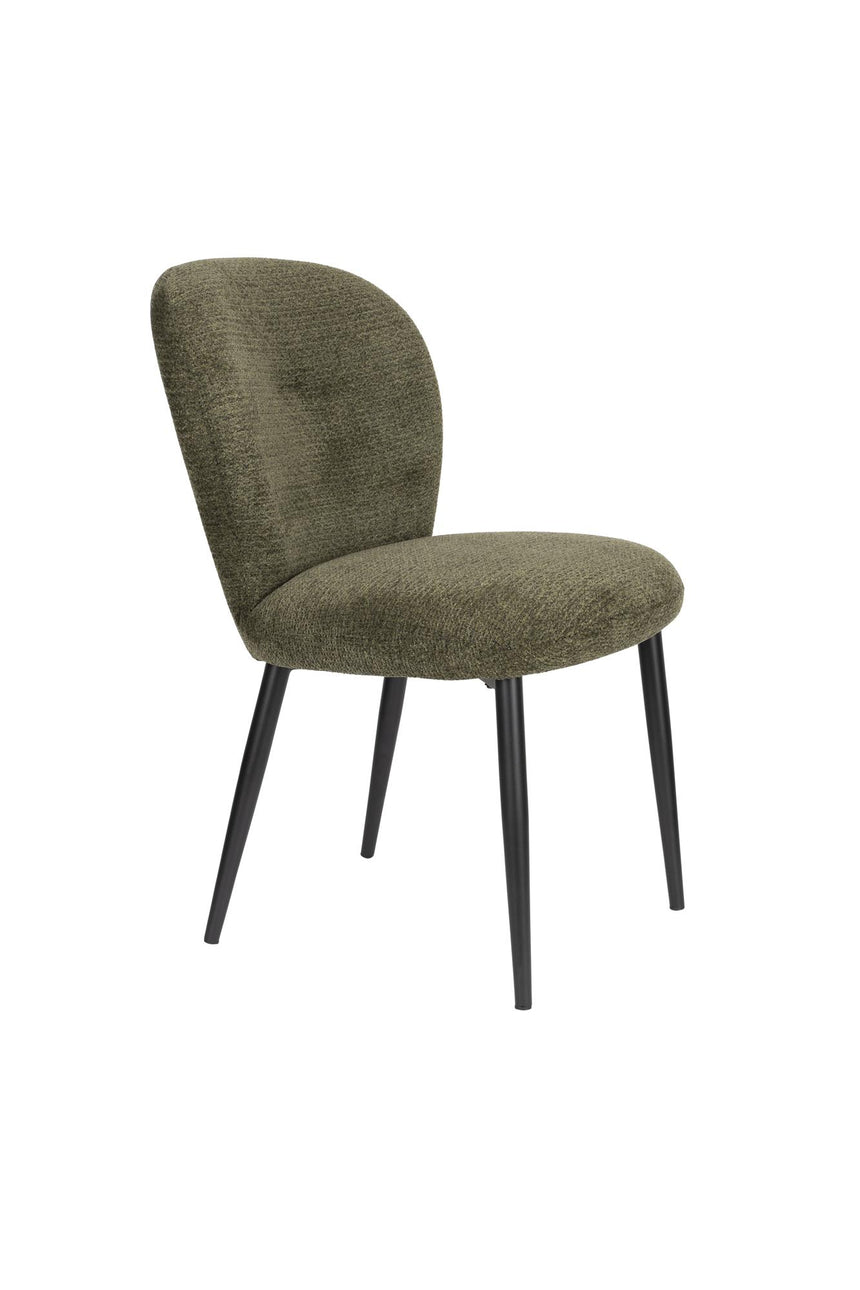 Alaz szék – Texturált kárpitozás, fekete lábakkal