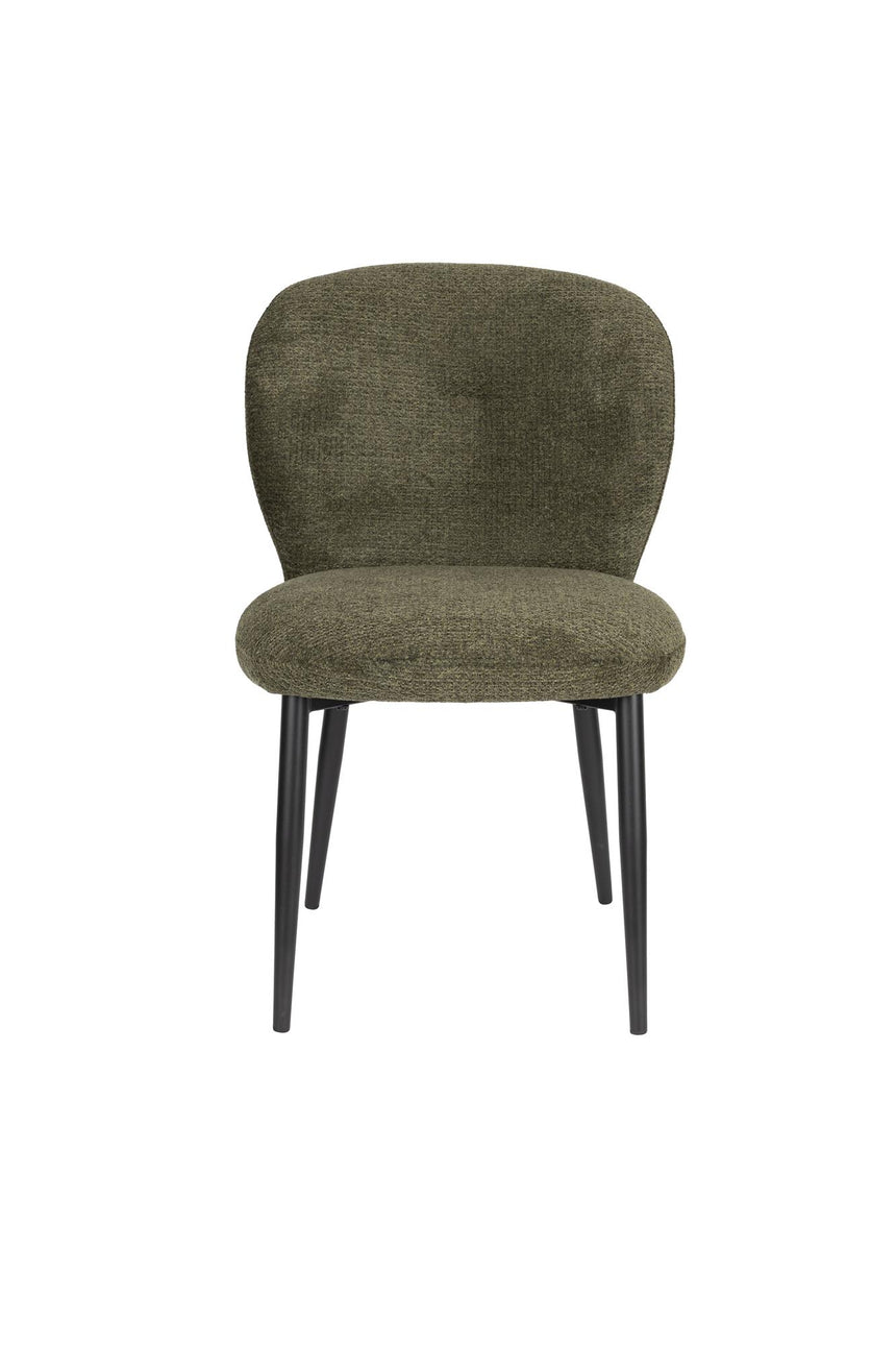 Alaz szék – Texturált kárpitozás, fekete lábakkal