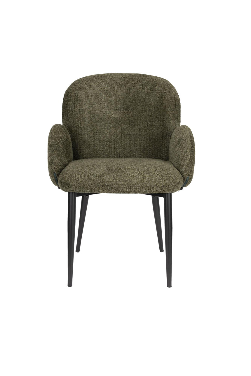 Alaz fotel – Texturált kárpitozás, fekete lábakkal