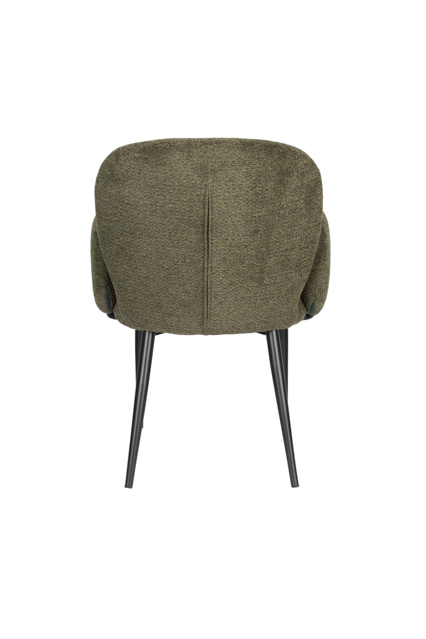 Alaz fotel – Texturált kárpitozás, fekete lábakkal