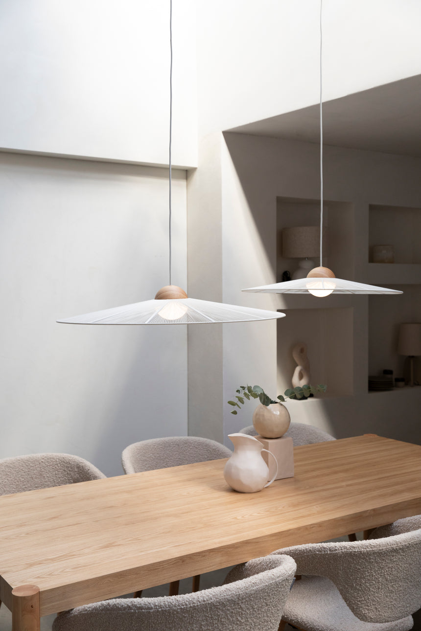 Belle fabric pendant lamp Ø65