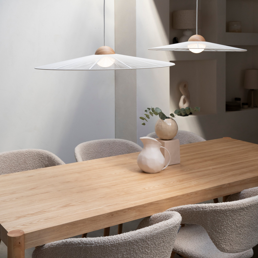Belle fabric pendant lamp Ø65