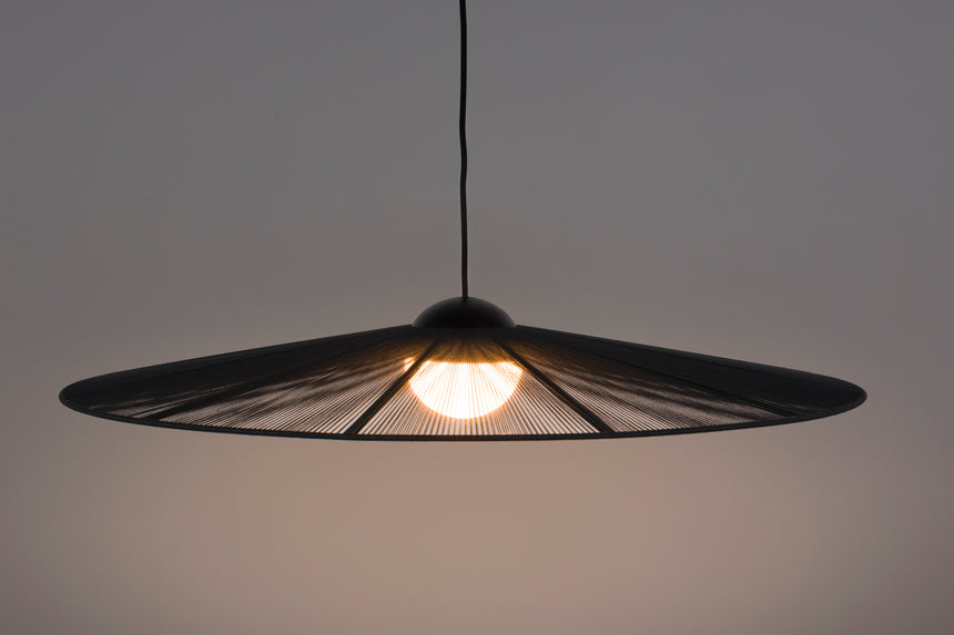 Belle fabric pendant lamp Ø80