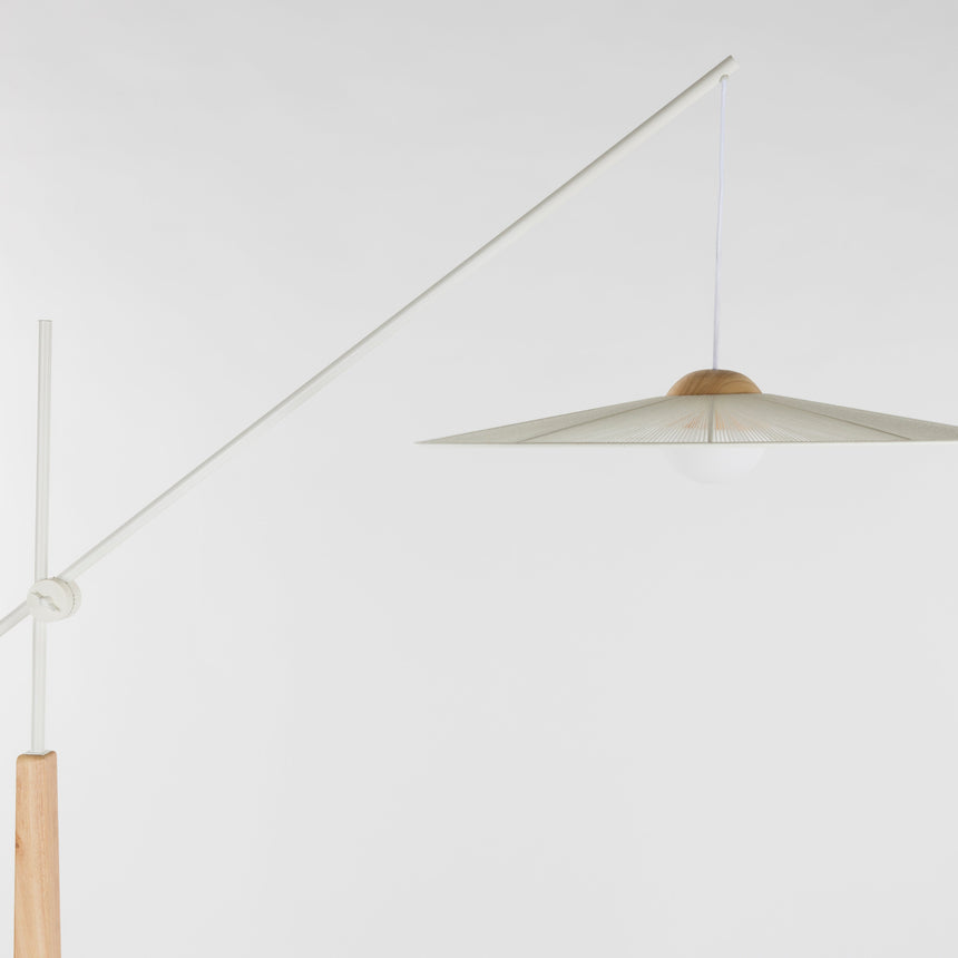 Belle fabric floor lamp