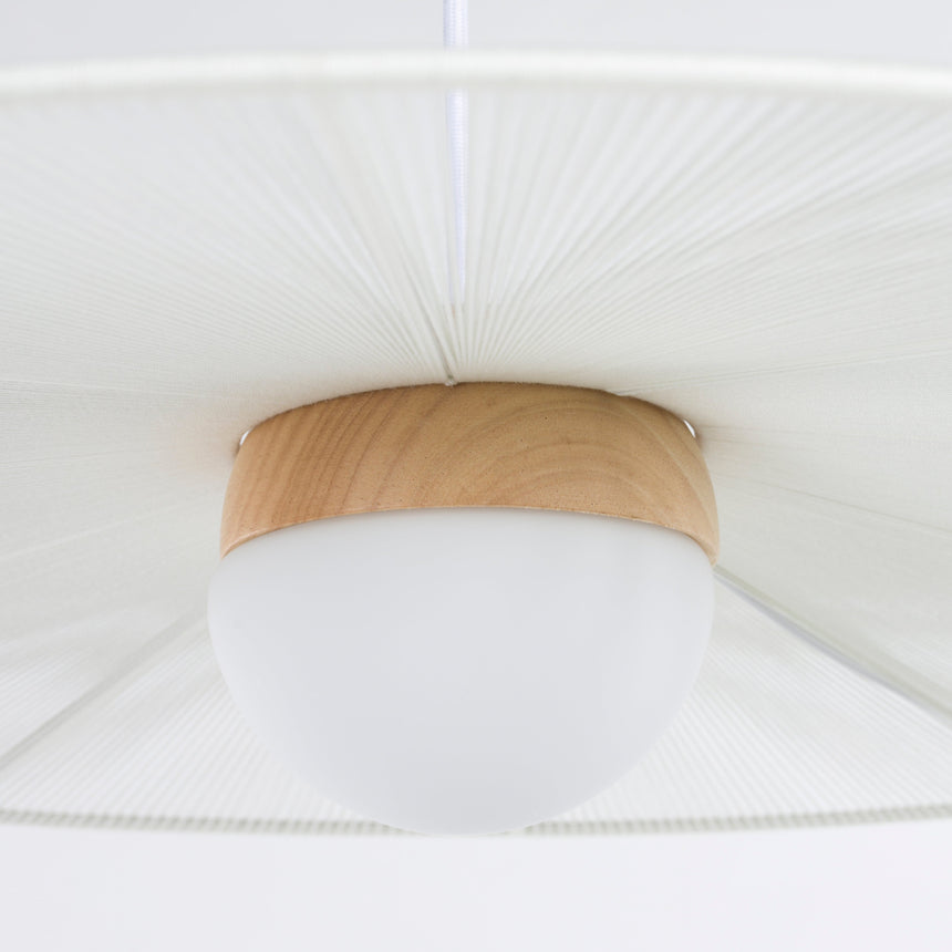 Belle fabric floor lamp