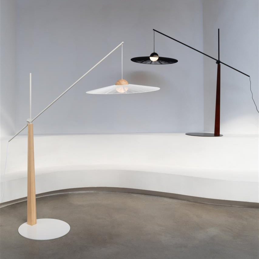 Belle fabric floor lamp