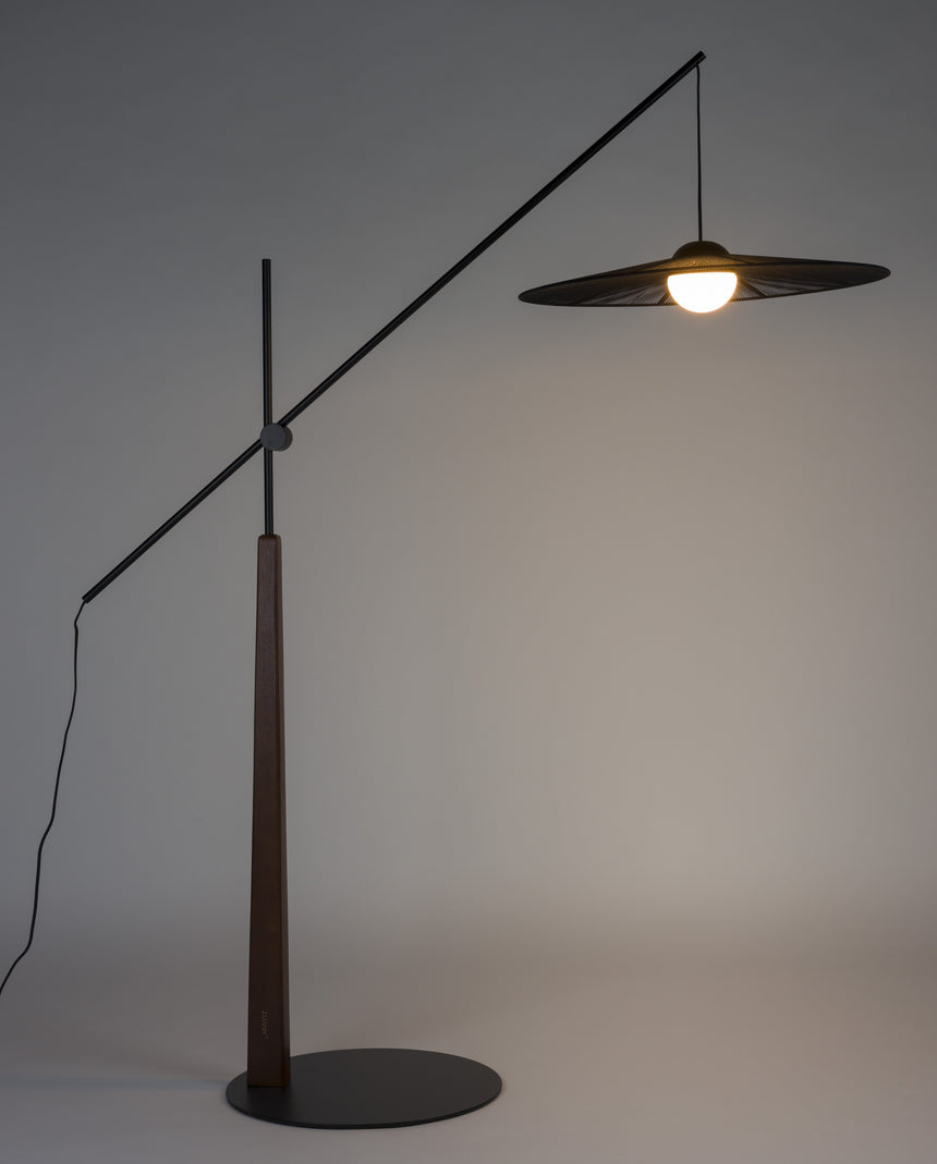 Belle fabric floor lamp