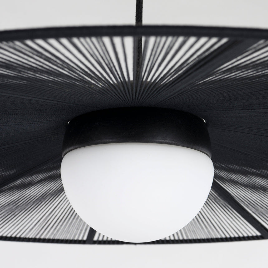 Belle fabric floor lamp