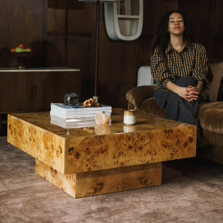 Quinn wooden coffee table