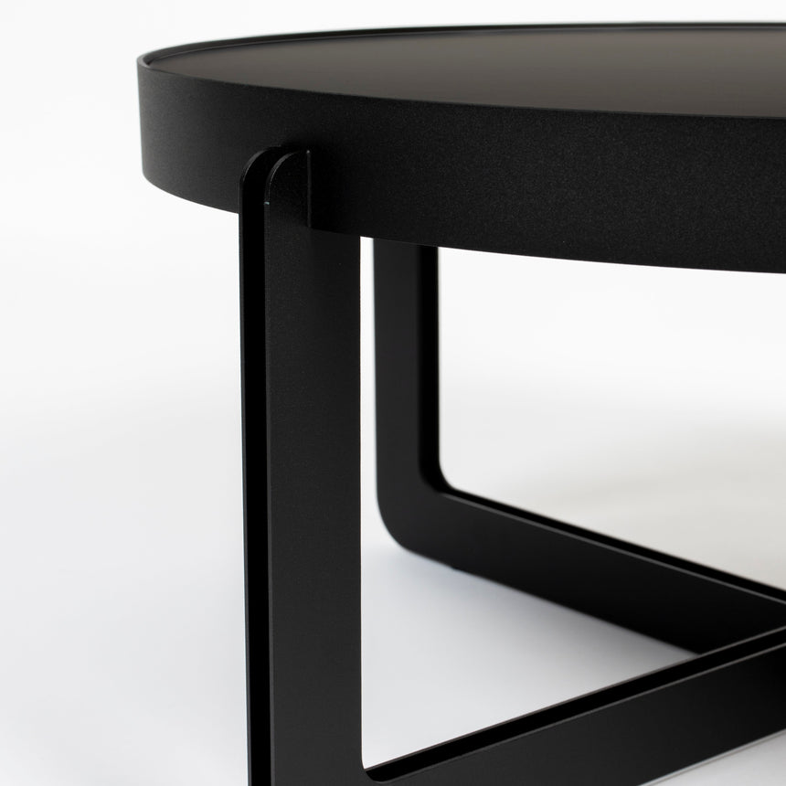 Centre Round wooden coffee table