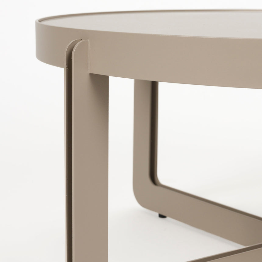 Centre Round wooden coffee table