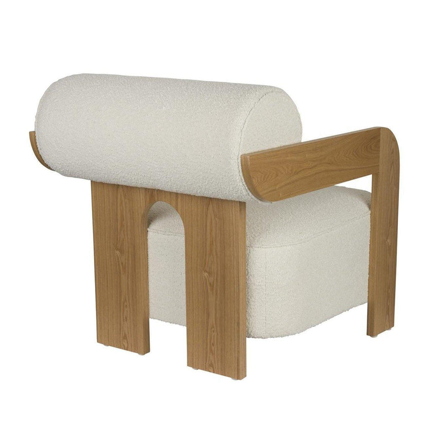 Oolong bouclé armchair