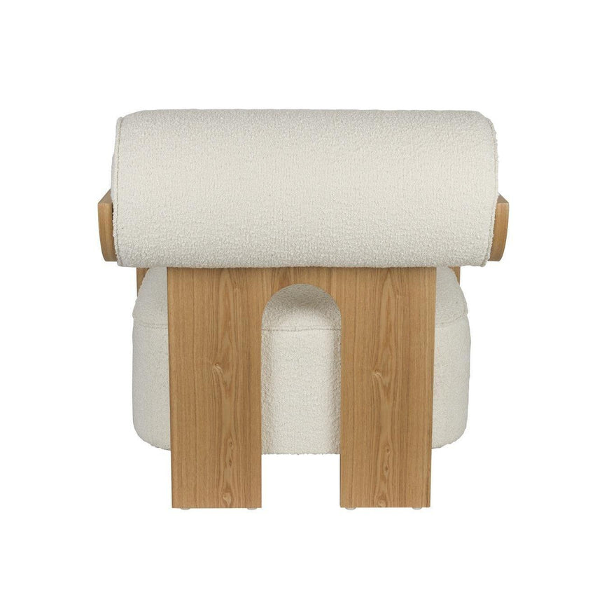 Oolong bouclé armchair