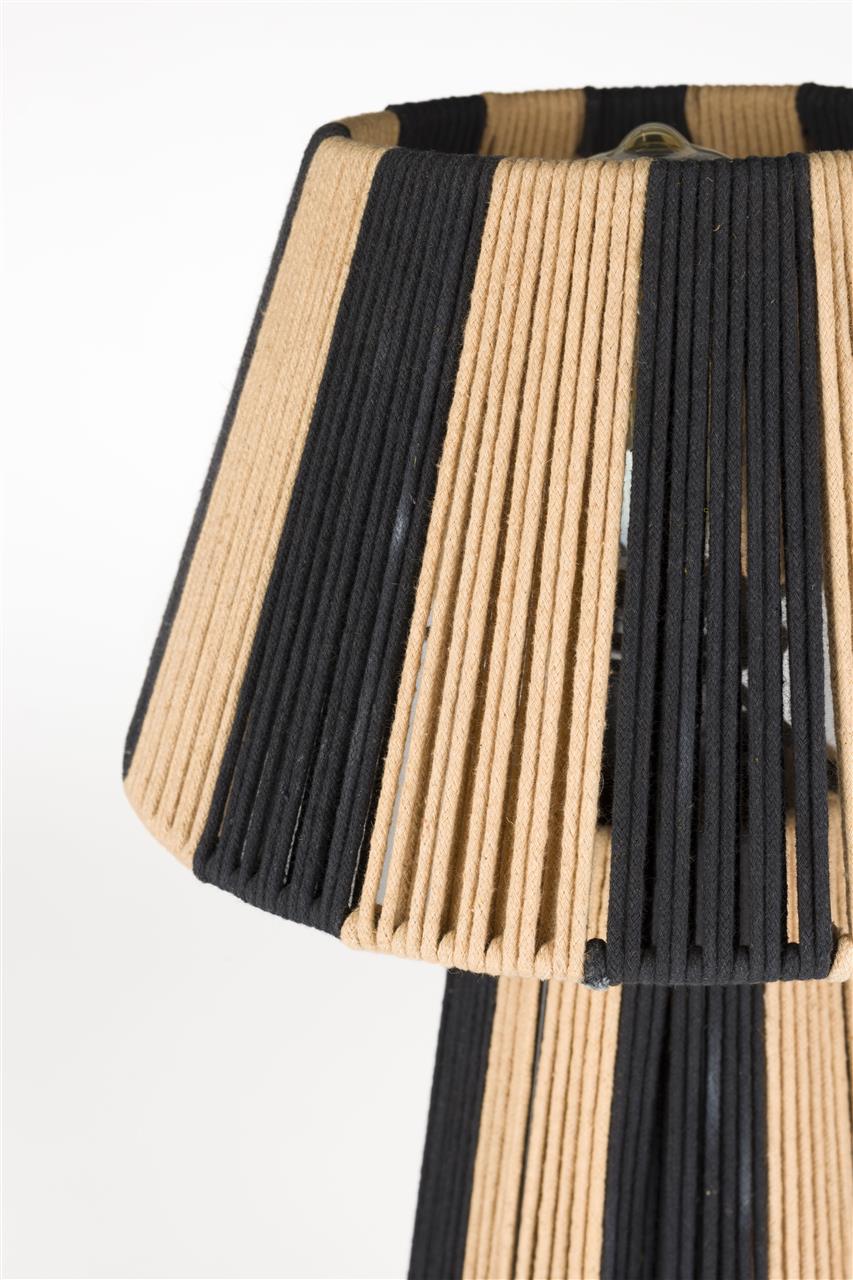 Stripe it up metal table lamp