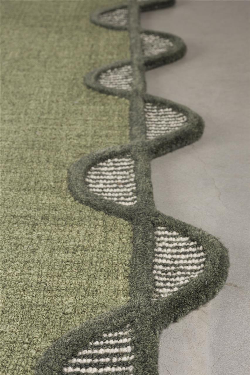 Sugar Lines wool rug 160x230