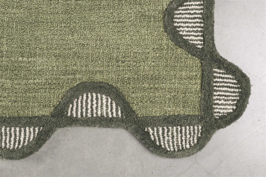 Sugar Lines wool rug 160x230