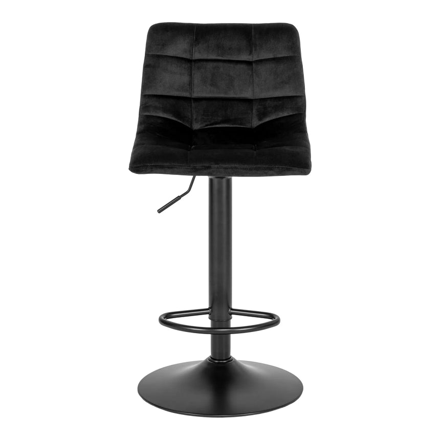 Middelfart velvet bar stool