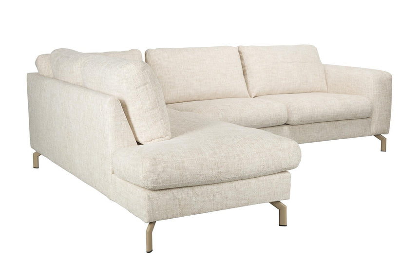 Glen sarokkanapé – Bézs kárpitozás, bal oldali kivitel