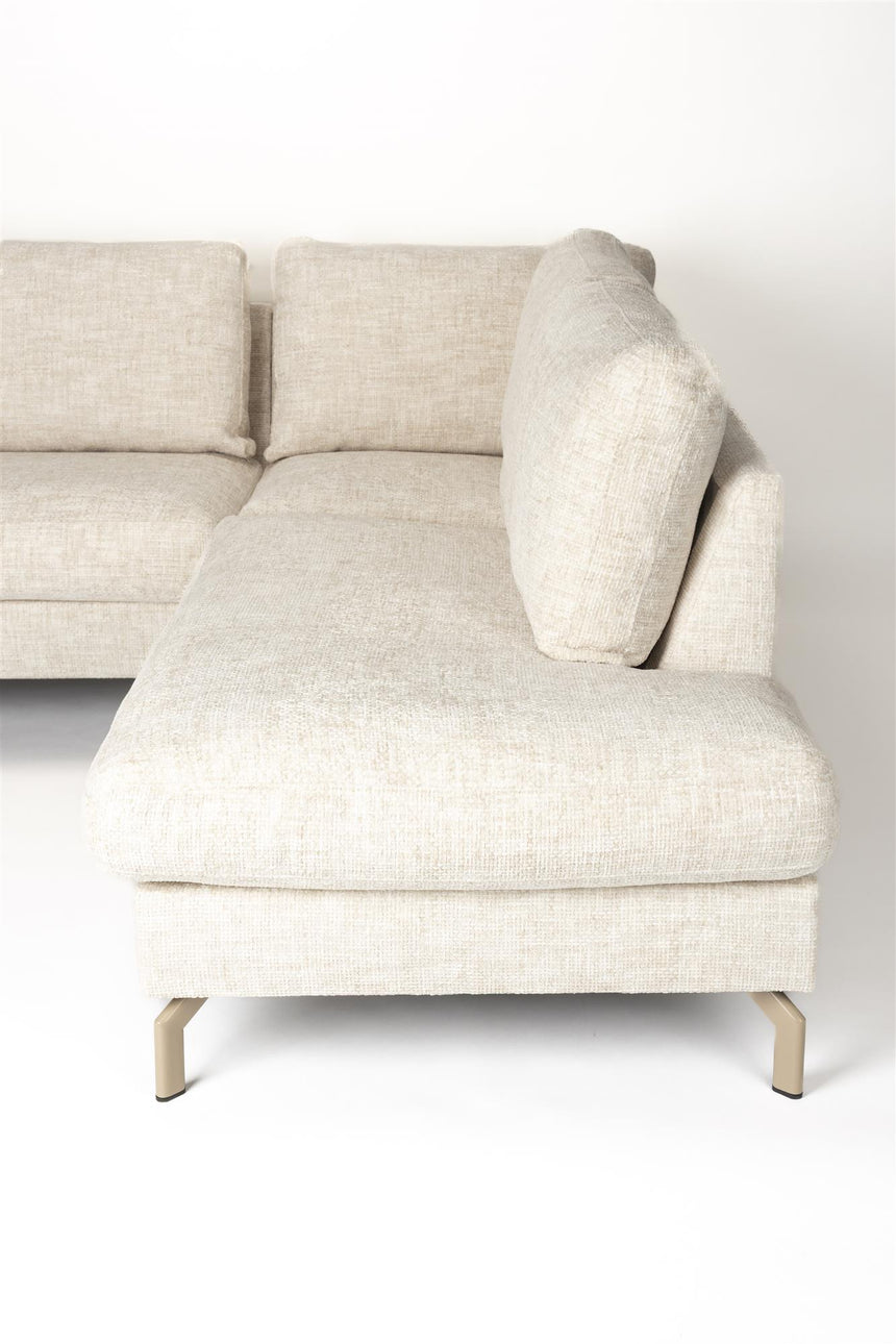 Glen sarokkanapé – Bézs kárpitozás, jobb oldali kivitel