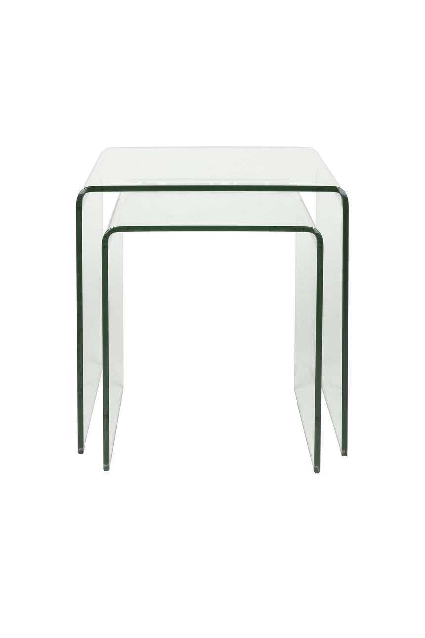 Vetro üveg lerakóasztal szett