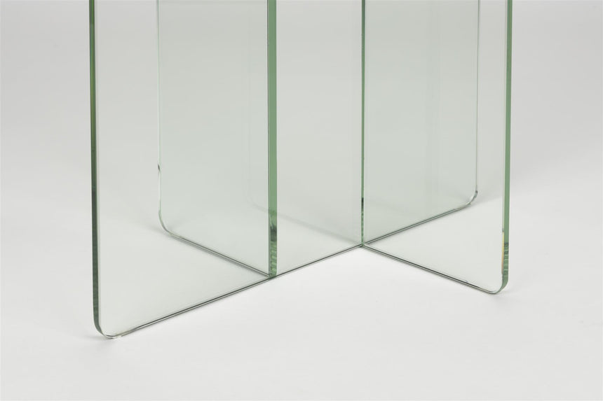 Linea üveg lerakóasztal