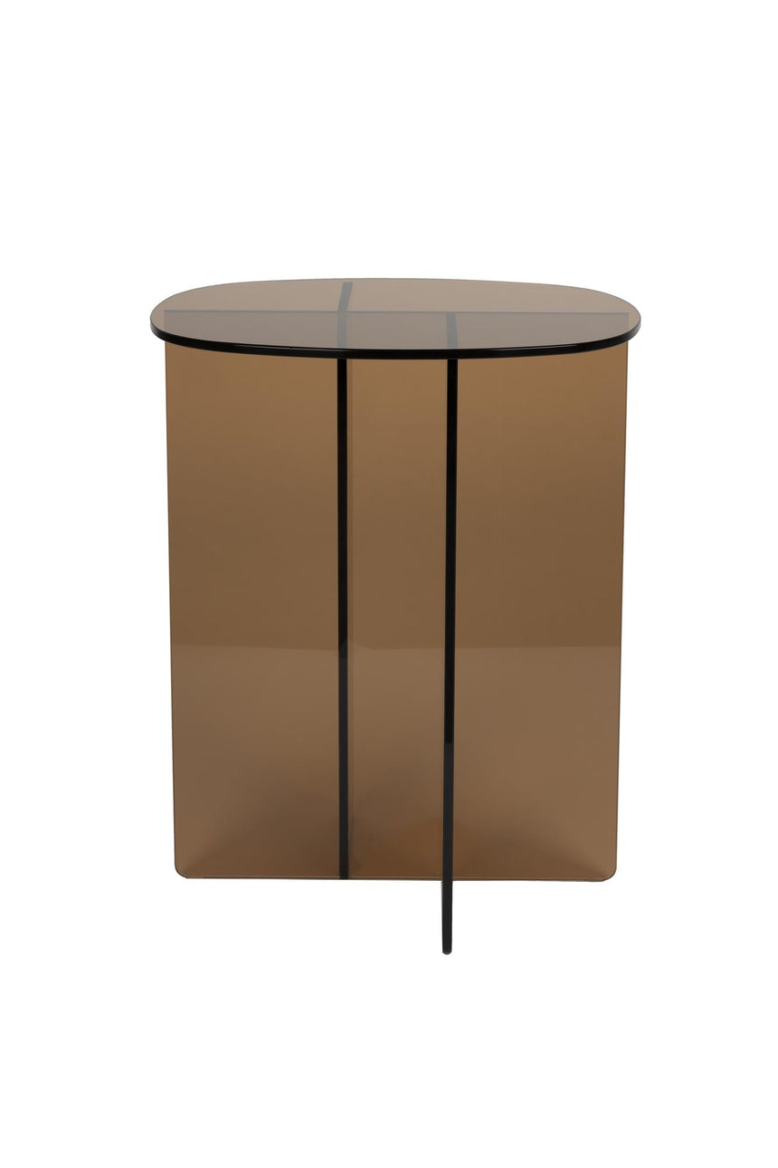 Linea üveg lerakóasztal