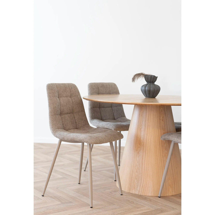 Bolton wooden dining table Ø120
