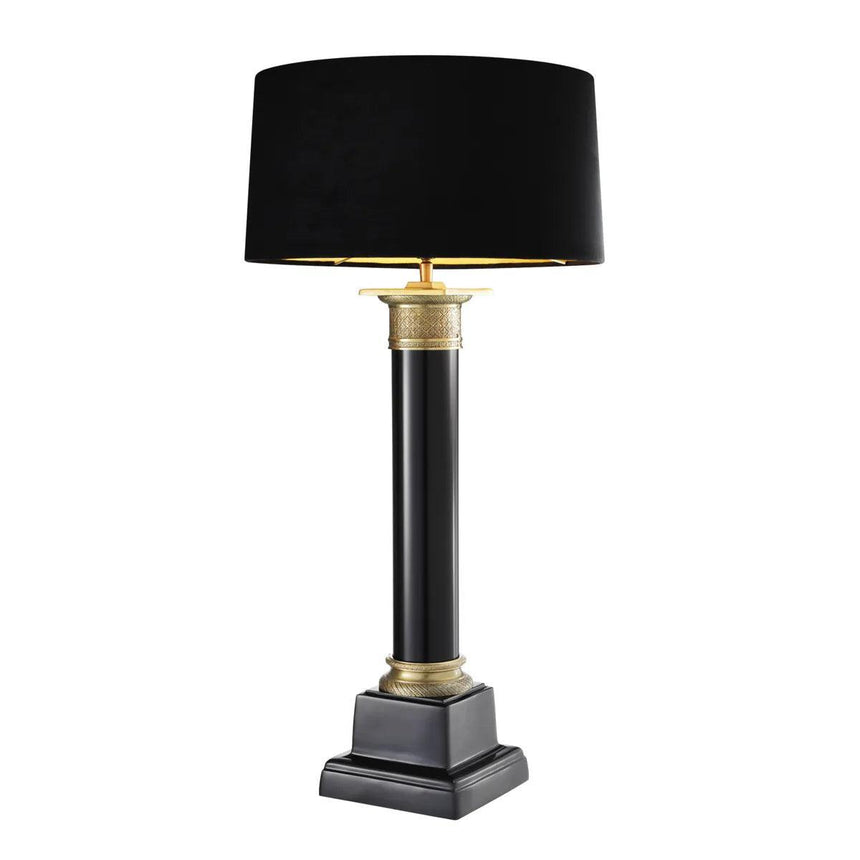 Monaco velvet table lamp