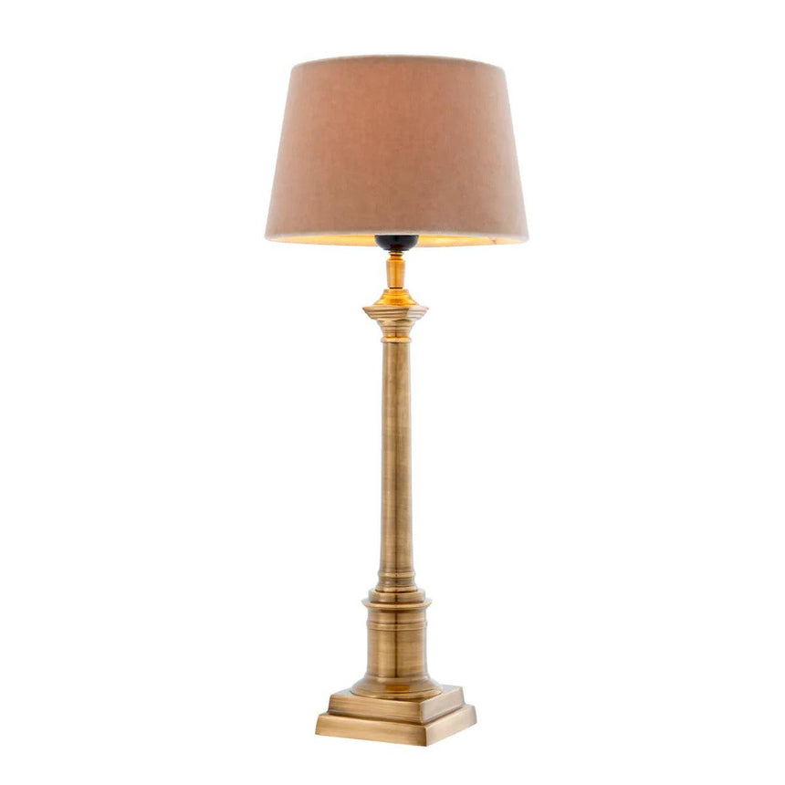 Cologne velvet table lamp 53cm