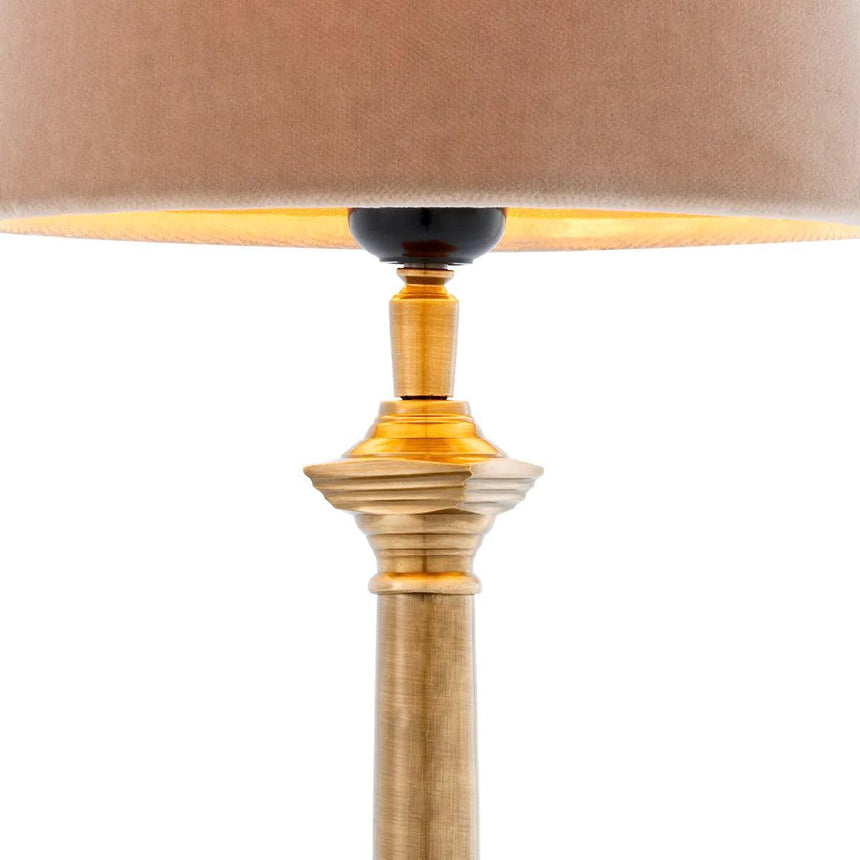 Cologne velvet table lamp 53cm
