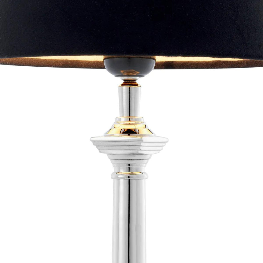 Cologne velvet table lamp 53cm