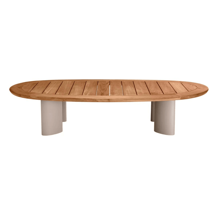 Free Form wooden garden coffee table