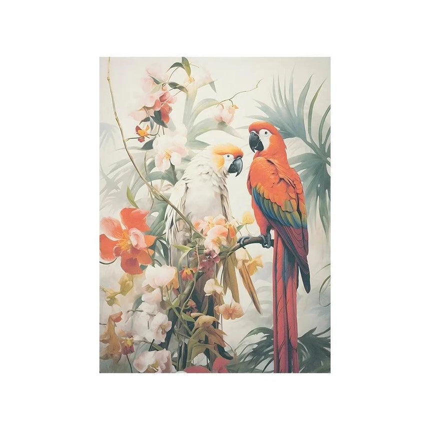 Lovebirds dizájn vászonkép - Dutch Home