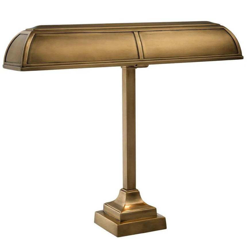 Banker Trust metal table lamp