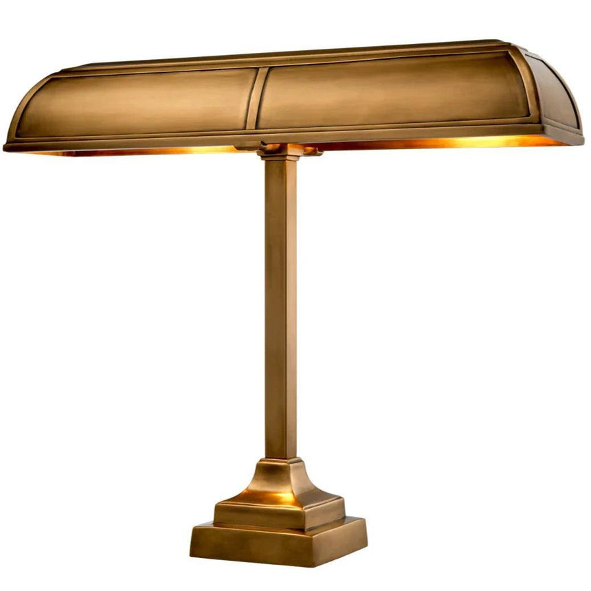 Banker Trust metal table lamp