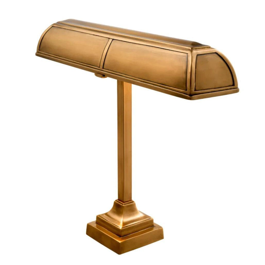 Banker Trust metal table lamp