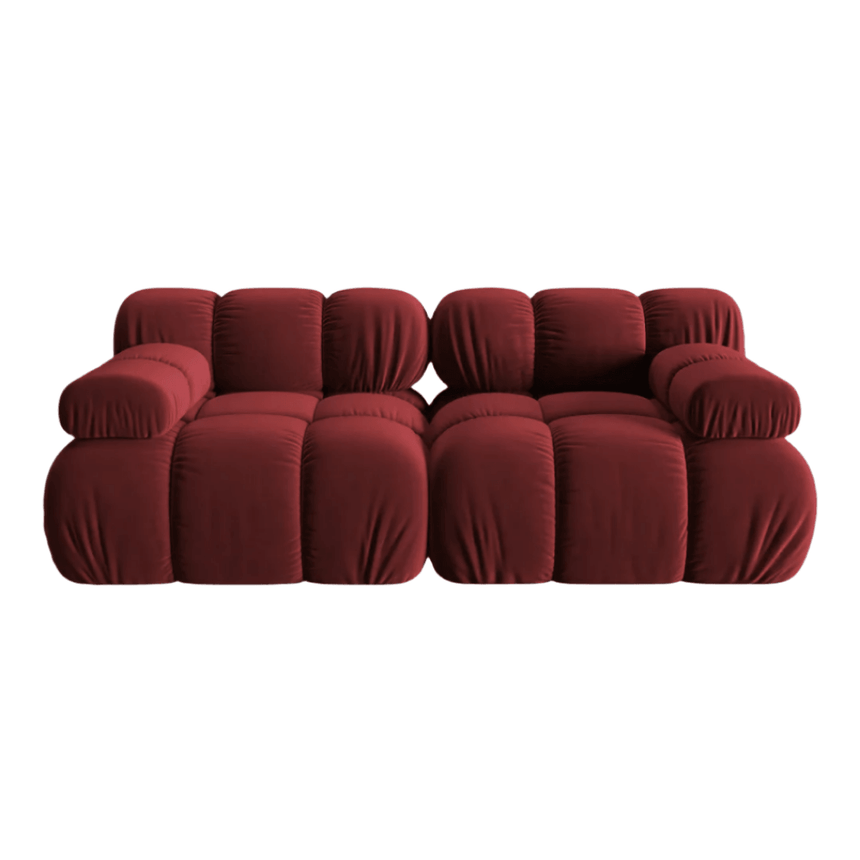 Bellis 2-seater velvet sofa