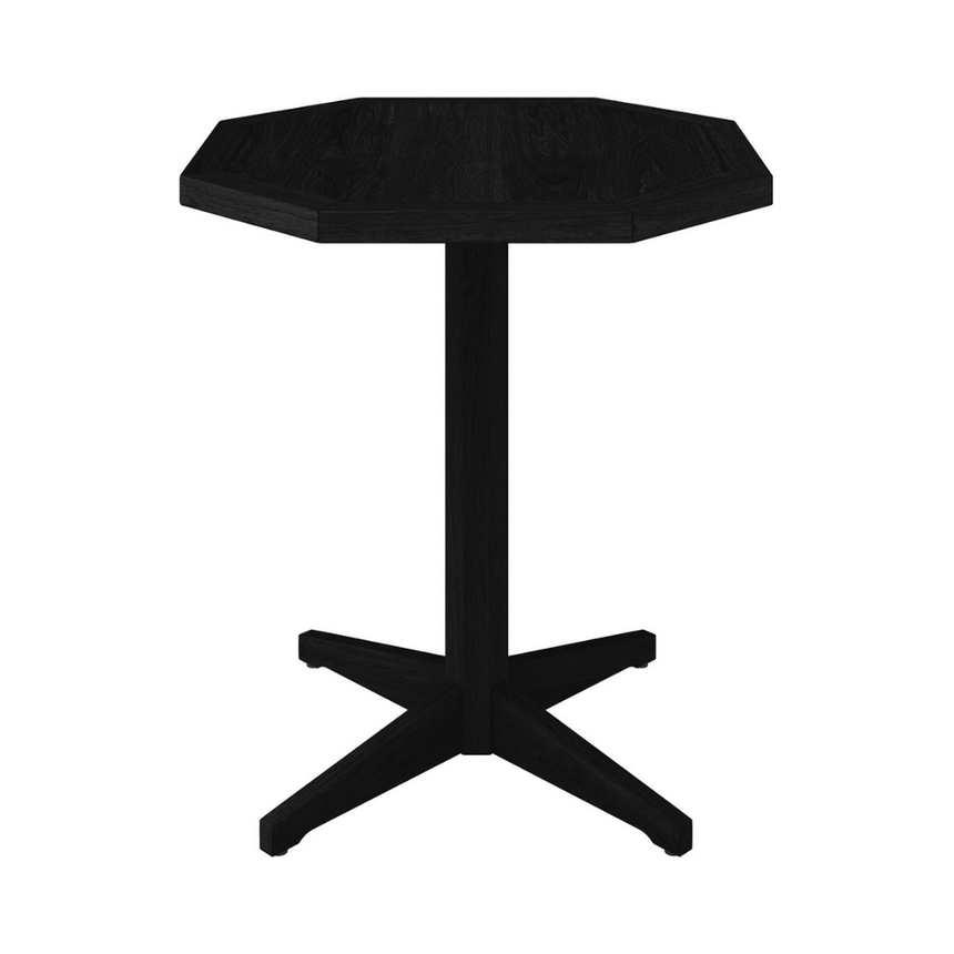 Toby Octagonal fa bisztró asztal