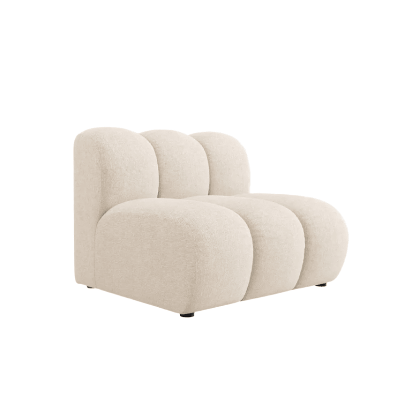Lupine chenille armchair