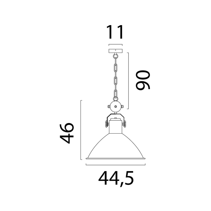 Model 2011 fém függőlámpa
