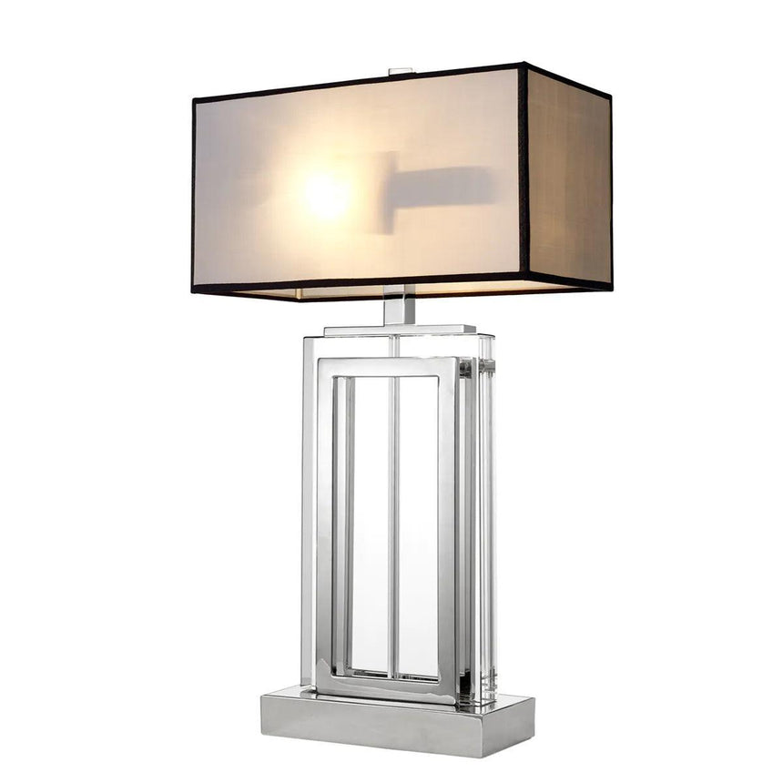 Arlington Silver crystal table lamp