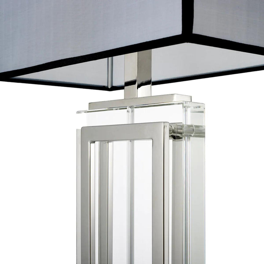 Arlington Silver crystal table lamp