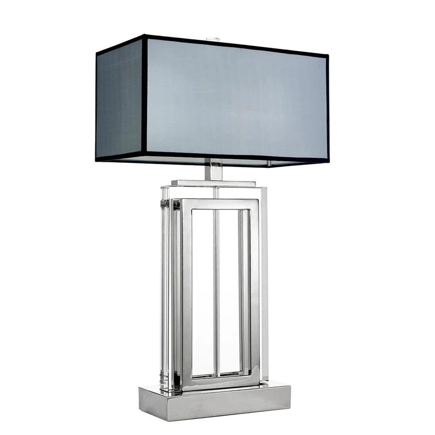 Arlington Silver crystal table lamp