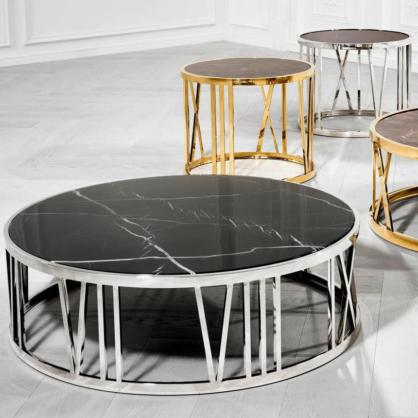 Roman Figures márvány dohányzóasztal