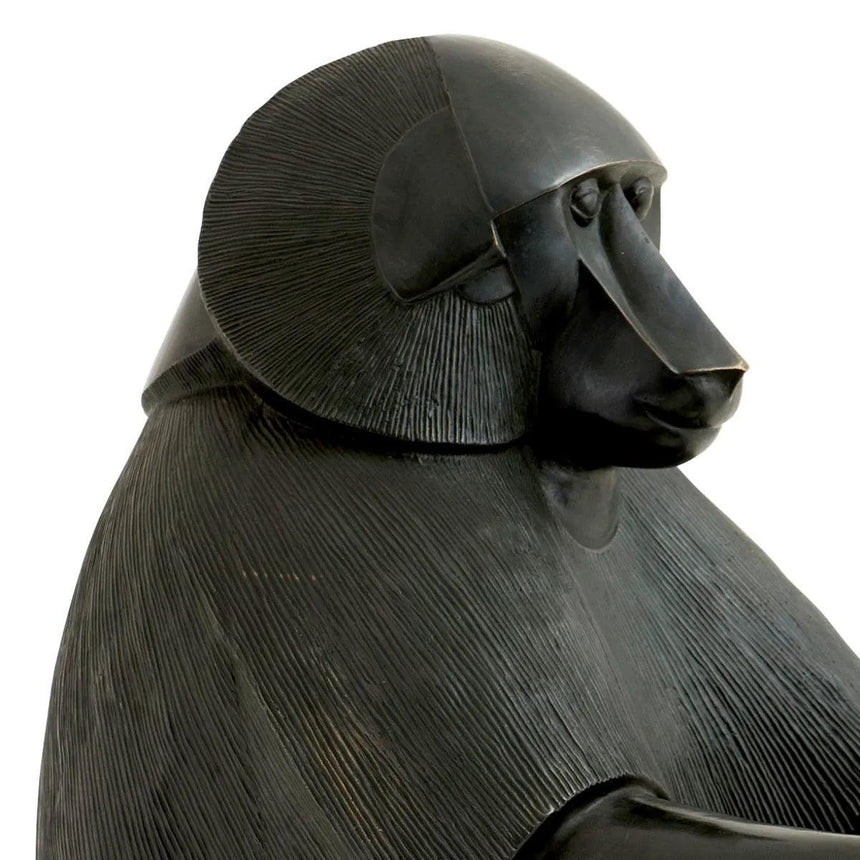 Art Deco Monkey metal table lamp