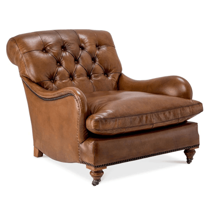 Caledonian leather armchair
