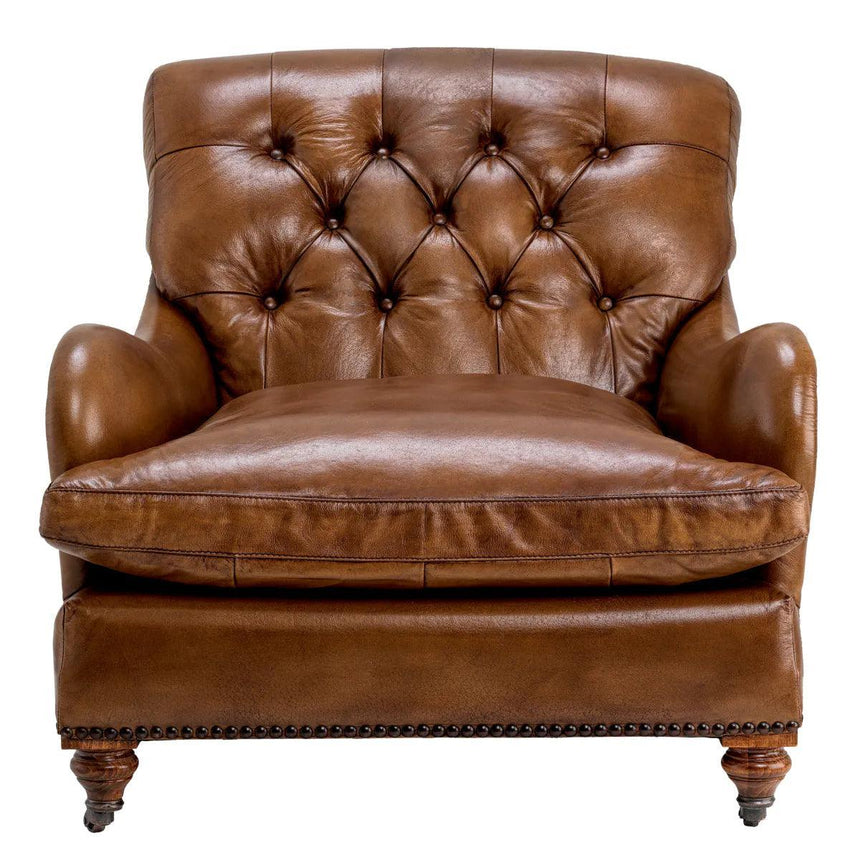 Caledonian leather armchair