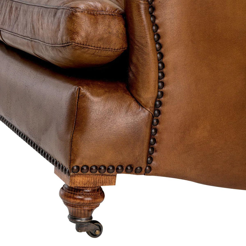 Caledonian leather armchair